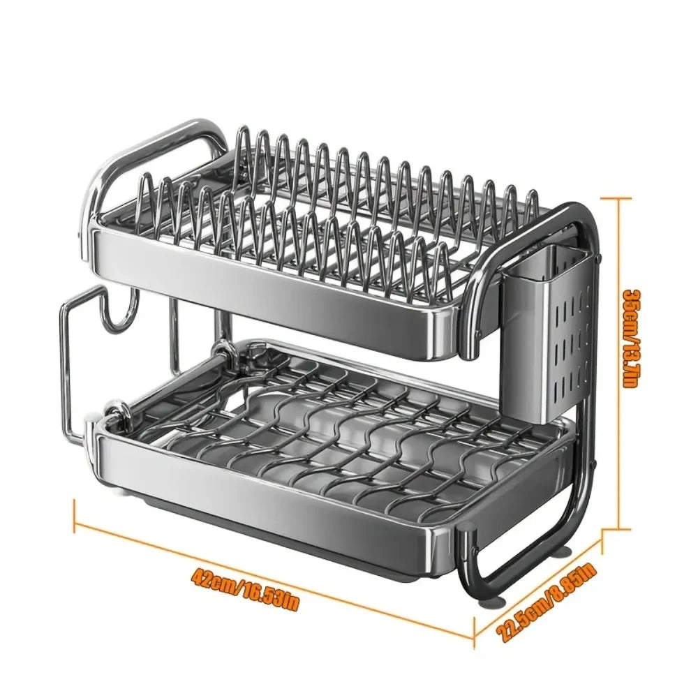 Égouttoir à Vaisselle "Type C" en Acier Inoxydable 304