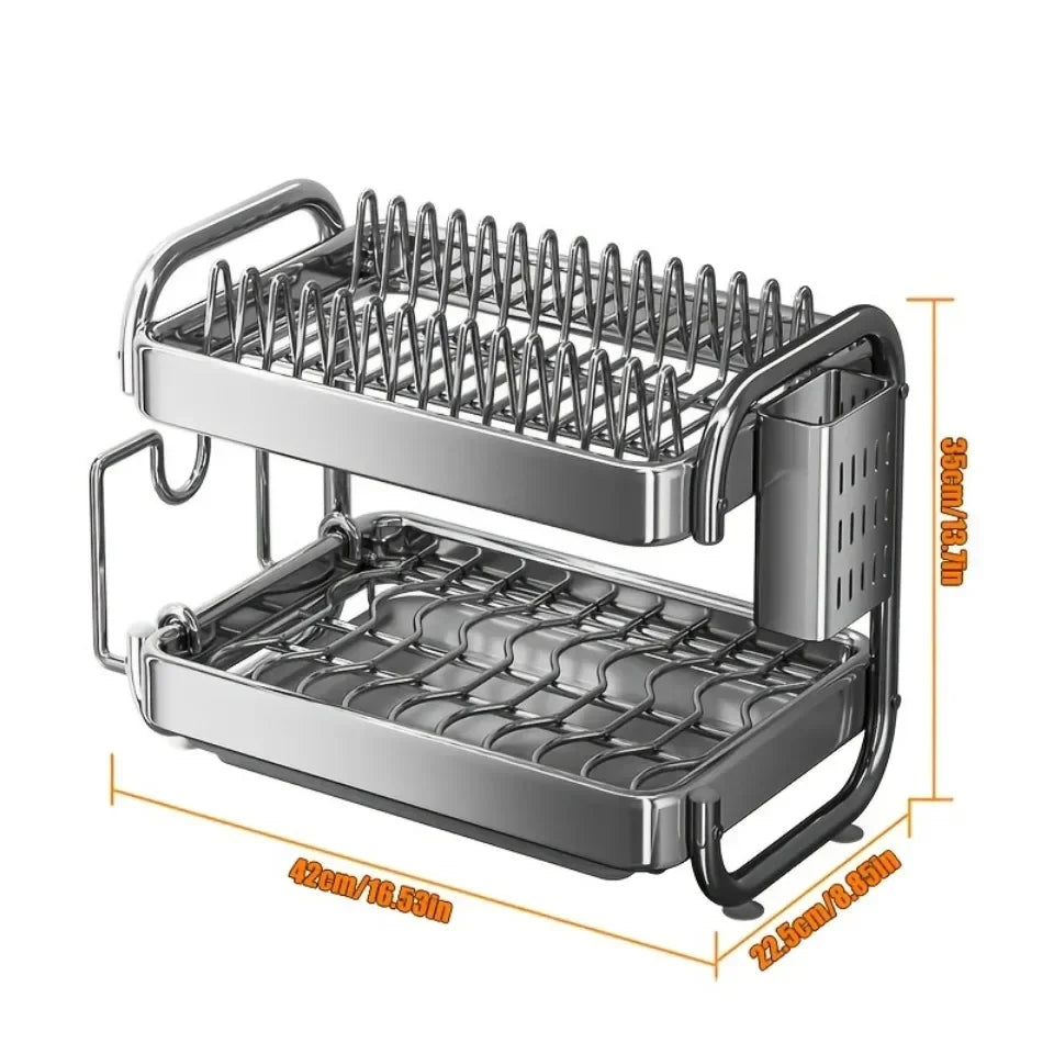 Égouttoir à Vaisselle "Type C" en Acier Inoxydable 304