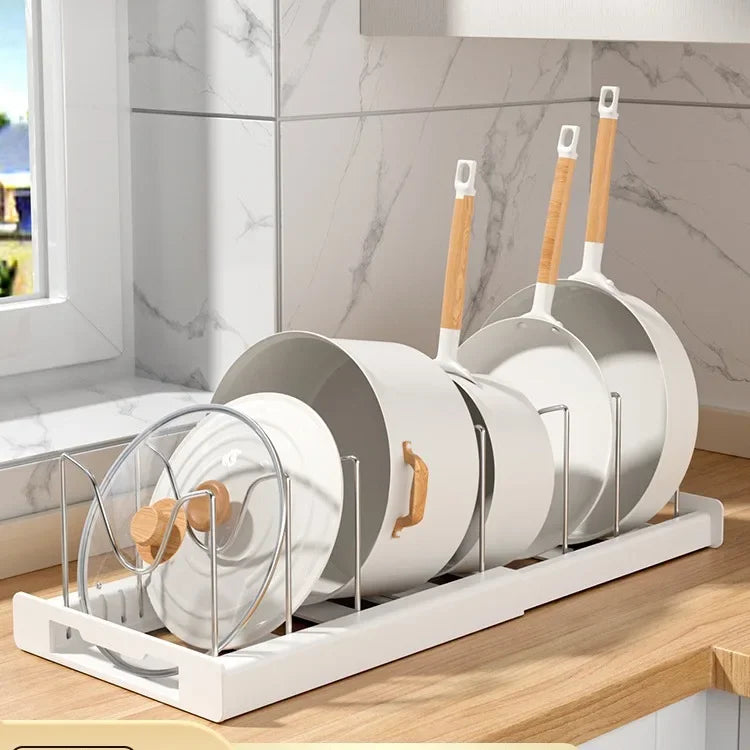 Organiseur de Poêles et Casseroles Extensible