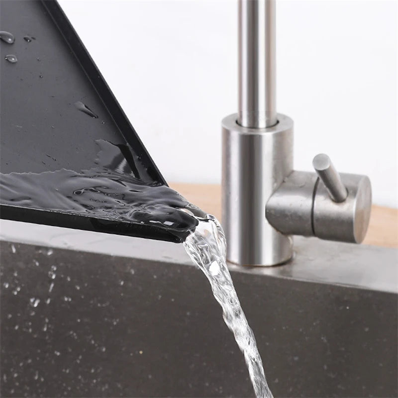 Égouttoir à Vaisselle Pliable et Organisateur Polyvalent